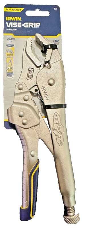 IRWIN VISE-GRIP Pliers, Fast Release, Straight Jaw, 10-Inch